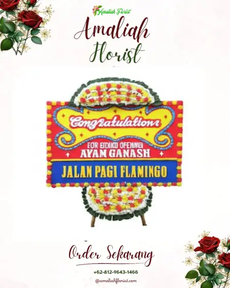 Sewa Papan Bunga Fajar Bulan